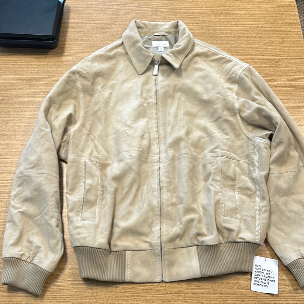 Men’s size small Topshop suede jacket